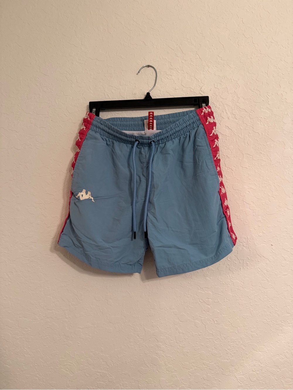 Kappa Authentic Agius Men’s Small Blue Banda Logo Swim Shorts